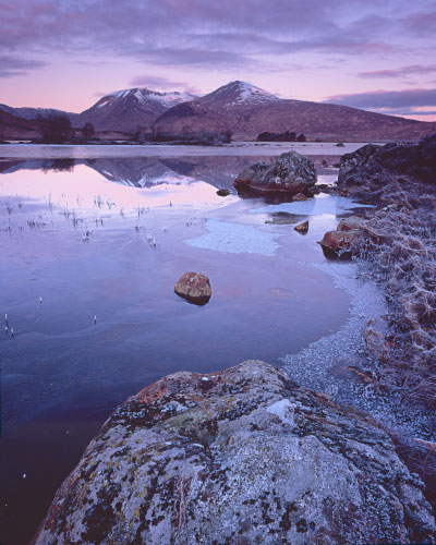 'First Light on Black Mount'