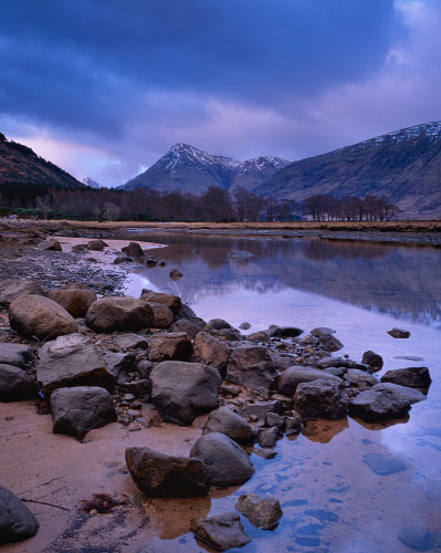'Loch Etive at the end of the day'