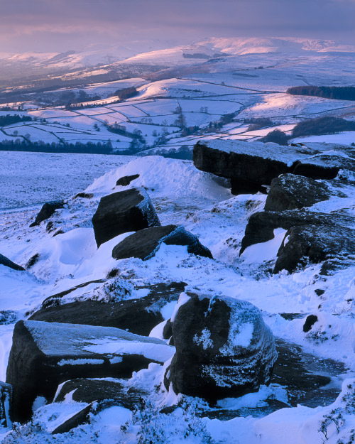 'Sunset at Stannage'