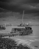 'Looking out to the Humber from Hull'
