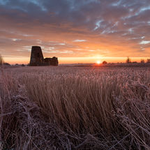 Winter Sunrise at St Benet's Abbey