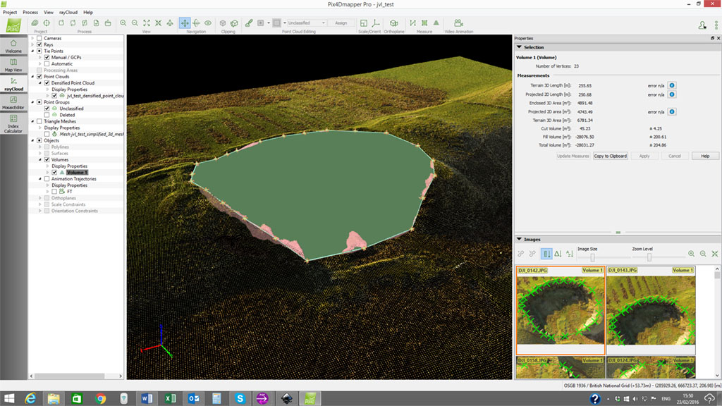photogrammetry volumetric analysis