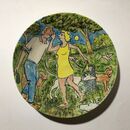 Sunset at the dog poo bin.