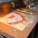 Painting on the pigments 1