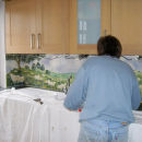 Fitting the tiles
