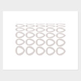 Oval Curves (10) Archival Pigment Print, Paper Size 37 x 29cm