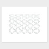 Oval Curves (11) Archival Pigment Print, Paper Size 37 x 29cm