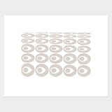 Oval Curves (15) Archival Pigment Print, Paper Size 37 x 29cm