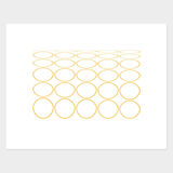 Oval Curves (20) Archival Pigment Print, Paper Size 37 x 29cm