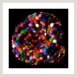 Channel (Coloured Beads), Archival Pigment Print, 76 x 76cm