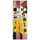 Redivider (Frieze 4) 56 x 152cm Acrylic /Oil/Canvas