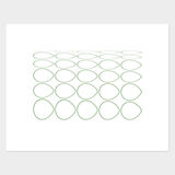 Oval Curves (6) Archival Pigment Print, Paper Size 37 x 29cm