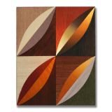 Arcs (5), Acrylic on Wood, 24 x 30cm