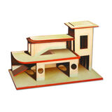 Art Deco Toy Garage, Acrylic Oil Canvas Board, 60 x 45cm edited-1