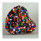 Channel Form (Coloured Beads), Mixed Media, 9 x 9 x 9cm