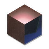 Cube (6), Acrylic on Canvas, 35 x 41cm
