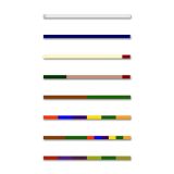 Genetic Pattern Sticks, Acrylic/Canvas/Wood, 104 x 193cm