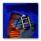 Moonstone, Acrylic on Canvas, 150 x 150cm