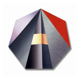 Prism (5), Acrylic on Canvas, 51 x 52cm