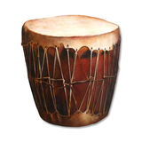 Pueblo Native American Drum, Acrylic Oil Canvas Board. 50 x 56cm