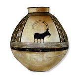 Storage Jar, Iran, Acrylic Oil Canvas Board, 49 x 54cm