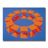 Touching Points, Acrylic on Canvas, 92 x 71cm