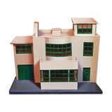 Tri-ang Dolls House, Acrylic Oil Canvas Board, 59 x 48cm