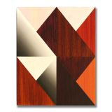 Triangles (2), Acrylic on Wood, 24 x 30cm