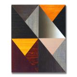 Triangles (3), Acrylic on Wood, 24 x 30cm
