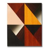 Triangles (5), Acrylic on Wood, 24 x 30cm