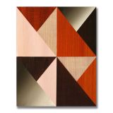 Triangles (6), Acrylic on Wood, 24 x 30cm