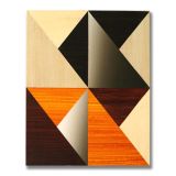 Triangles (7), Acrylic on Wood, 24 x 30cm
