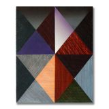Triangles (3) (2), Acrylic on Wood, 24 x 30cm