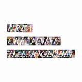 Urea, Creatinine, Haemoglobin, Archival Pigment Prints, each 18cm high