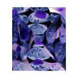 Violet and Silver Collage (11), 27.5 x 33cm