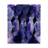 Violet and Silver Collage (3), 27.5 x 33cm