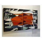 Frieze (9) 180 x 65cm Acrylic/Oil/Canvas