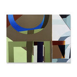 Redivider (Frieze 9) Acrylic/Canvas/Wood, 40 x 30cm