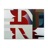 Redivider (Frieze 11) Acrylic/Canvas/Wood, 40 x 30cm