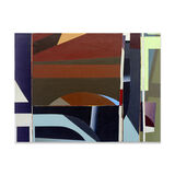 Redivider (Frieze 13) Acrylic/Canvas/Wood, 40 x 30cm