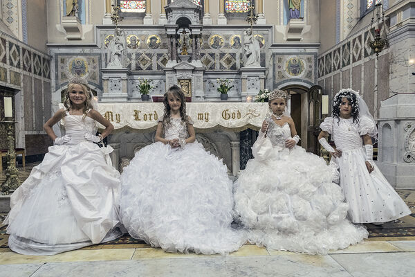 Four Reilly Girls on their First Holy Communion, Tipperary, Ireland 2019