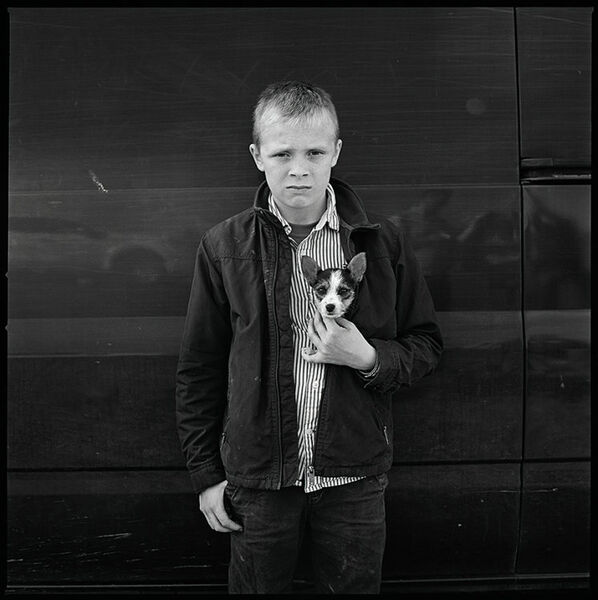 Gerry with Dog, Ballinasloe, Galway, Ireland 2016