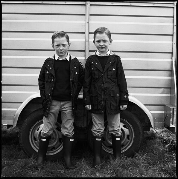 Johnny and Michael, Twins, Ballinasloe, Galway, Ireland 2015