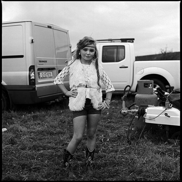 Girl at Ballinasloe Fair, Galway, Ireland 2015