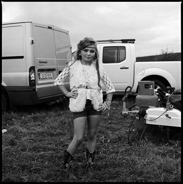 Girl at Ballinasloe Fair, Galway, Ireland 2015