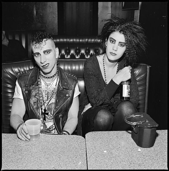 Matt and Lisa, Punkers, Kenmore Square, Boston, 1993