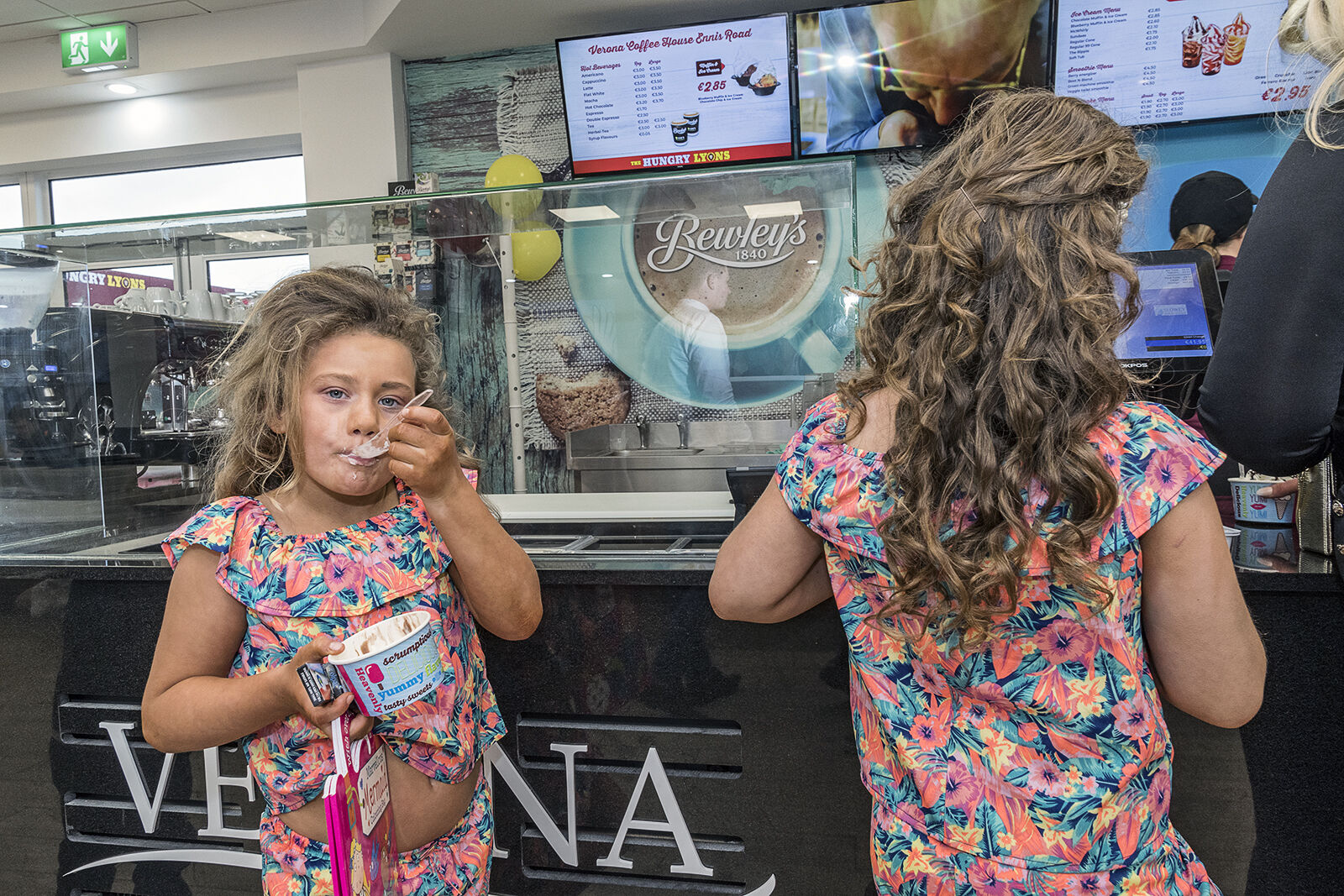 Faulkner Girl having Ice Cream, Limerick, Ireland 2020
