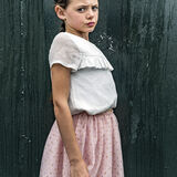 Alesha, Pink Skirt, Dublin, Ireland 2019