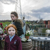 Alesha and Rihanna, halting site, Dublin, Ireland 2019
