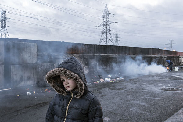 Alesha with Fur Hoodie, Dublin, Ireland 2020